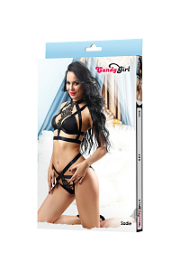 Комплект Candy Girl Sadie с кружевом (бюстгальтер, стринги)